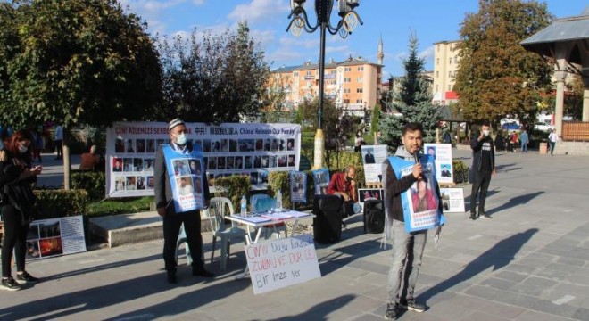 Erzurum'dan Çin zulmüne tepki 
